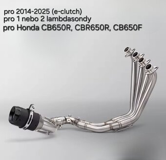 Kompletní výfukový svod s přípravou na 2 lambdasondy Honda - 10