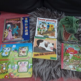 Různé hračky, knihy, obleceni - 10