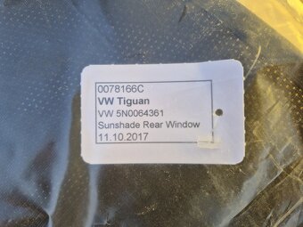 sluneční clony VW Tiguan od 2008 5N0064365A - 10