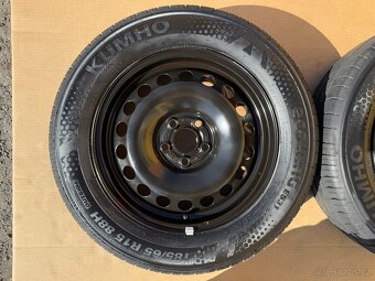 Letní plechová sada 5x100 + pneu 185/65/15 Fabia Polo Ibiza - 10