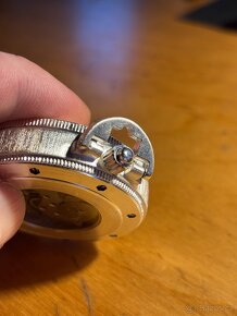 Olimpia kapesní hodinky mechanické | Postříbřené | 49mm | - 10