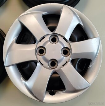 Ocelové disky na Hyundai 14" 5Jx14 ET46 + poklice Hyundai - 10