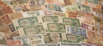 Mega obří konvolut bankovek po sběrateli 434ks - 10