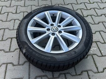 Alu kola + Pneu VW PASSAT B8 3G 215/55 originál,R17 - 10