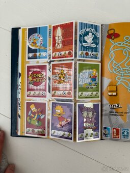 simpsons, zberatelske kartičky vsechny + album - 10