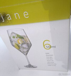 SADA DESIGN SKLENKY NA VÍNO (5+1ks) 560ml - 10