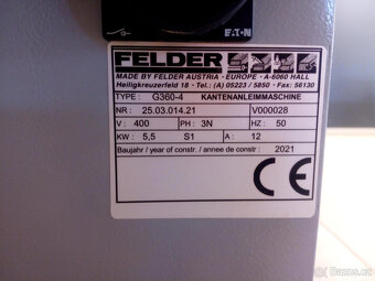Olepovačka hran Felder G360 - 10