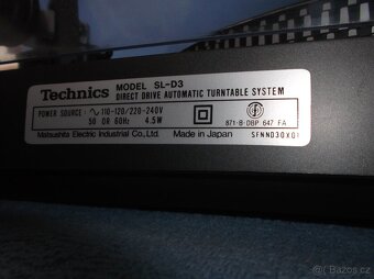 Gramofon TECHNICS SL-D3 s novou přenoskou - 10