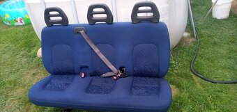 PRODÁM TROJSEDAČKU DO FIAT DUCATO 2002-2005 MODRÁ PĚKNÁ - 10