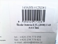 Model ŠKODA Octavia II (FL 2008) "AAA TAXI" Abrex 1/43 - 10