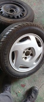 ORIGO OCELOVÉ DISKY + ZIMNÍ 90% pneu 175/70R13+POKLICE - 10