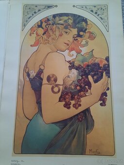 Alfons Mucha - plakáty 42x 60 cm v deskách - 10