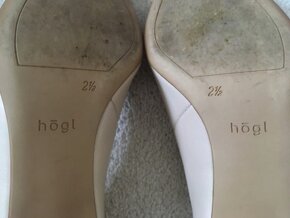 Krémové/perleťové lodičky Högl - 10