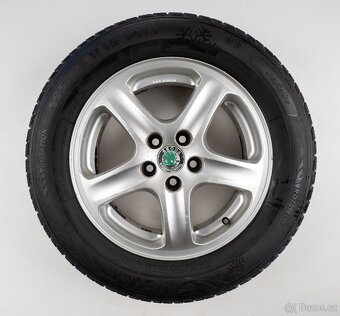 Škoda Octavia - Originání 15" alu kola - Zimní pneu - 10