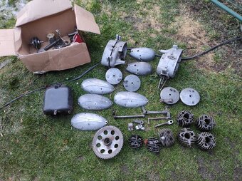 Jawa pionýr 555 , sedlo, brzdový štít 550 - 10