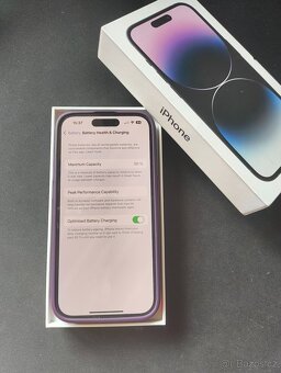 iPhone 14 Pro 128 GB Deep Purple - záruka 6/2026 - top stav - 10