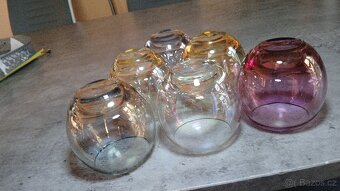 Retro kulovité sklenky na whisky 200ml - 10