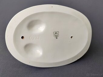 Starožitná soška "Chlapec se psem" Max Roesler (1900-1910) - 10