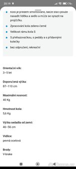 Dětské jízdní kolo 12'' - 10