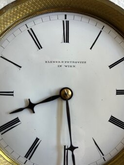 Nástěnné hodiny biedermeier - originál. - 10