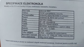 Elektrokolo Crussis Country 5.5 - 10