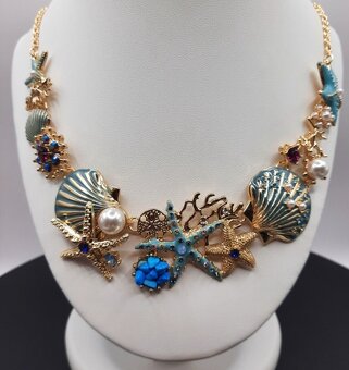 Nový set náramek, náhrdelník, náušnice. - 10