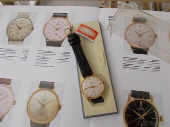 krasne zlacene rare typ hodinky prim Hvezdičky 1964 funkcni - 10