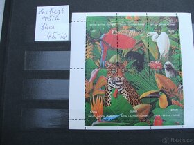 Poštovní známky ze zámoří - téma fauna a flora. - 10