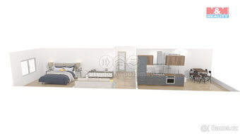 Pronájem bytu 3+kk, 45 m², Dnešice - 10