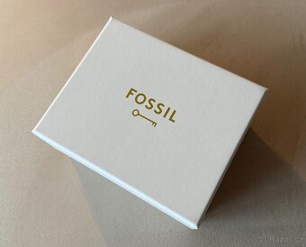 FOSSIL Bannon Chronograf Zlaté,zelený ciferník,set MEN/WOMEN - 10