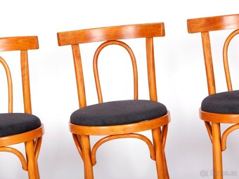 LEVNÉ přečalouněné židle TON, 4kusy. - 10