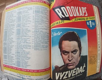 10 x vázaný starý časopis Rodokaps 7. - 10