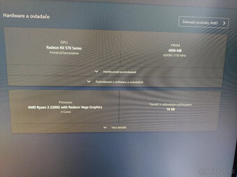 PC mini set Ryzen 3 2200G + ZDARMA Monitor LG - 10