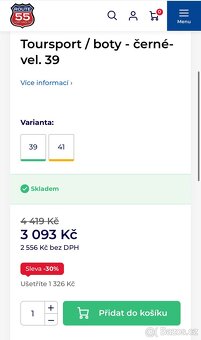 Motorkářské boty BÜSE toursport pro 42 - 10