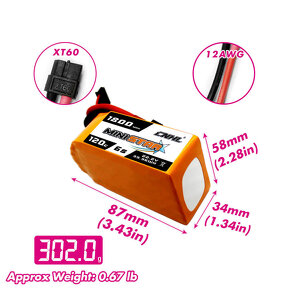 Baterie CNHL MiniStar 1800mAh 4S / 6S 120C Doprava ZDARMA - 10