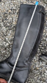 Prodám kožené vysoké jezdecké boty Hobo 41 - 10