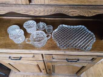 Broušené sklo vintage-ruzné - 10