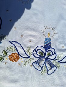 NÁDHERNÝ LUXUSNÍ SVÁTEČNÍ UBRUS vel.85cm/85cm - 10