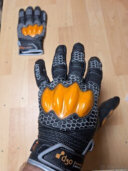 Kožené rukavice na motorku Acerbis KTM vel XXXL - 10