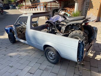 VW Caddy mk1 1.6 benzín více kusů, 2x doklady - 10