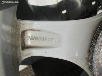 ALU kola 5X130 TOUAREG 7,5X17 ET55 pneu 235/65/17 - 10