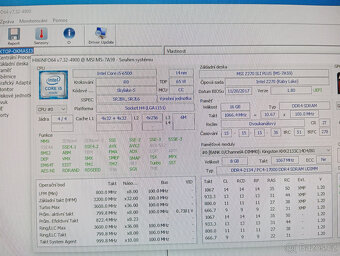PC - Herní, deska: MSI Z270 Sli Plus/ I5-6400/ SSD - 10