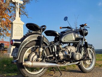 BMW R60/2 r.v.1968, bílé CZ SPZ, origo stav,nerenovováno - 10