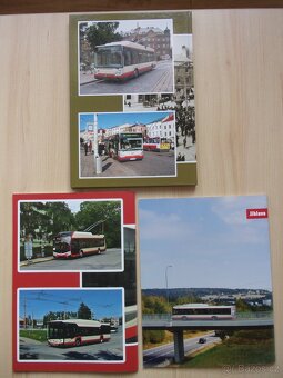 JIHLAVA - 3x KNIHA TRAMVAJE, TROLEJBUSY, AUTOBUSY - 10