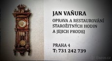 Unikátní Empírové hodiny po kompletní náročné renovaci. - 10