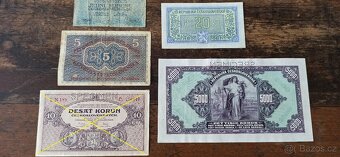 Bankovky a státovky 1919-1945, ČSR. Protektorát. - 10