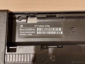 Notebook HP Probook 4730s 8GB RAM SSD Windows 10 - 10