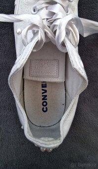 Tenisky Converse-pearls wedding edition - 10