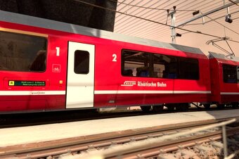 Pro železniční vůz LGB Gauge G, Neule Allegra RhB z kovu a p - 10