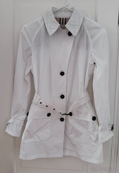 Trenčkot bílý Burberry - 10